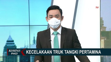 Truk Tangki Pertamina Kecelakaan di Jalan Outer Ringroad Jakarta Barat