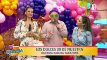 Karla Tarazona celebra su cumpleaños con gran sorpresa