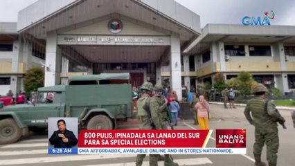 800 pulis, ipinadala sa Lanao del Sur para sa special elections | UB