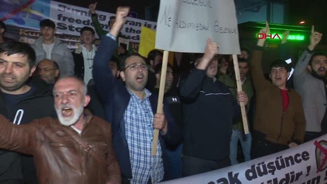 İSTANBUL REFAH PARTİSİ GENÇLİK KOLLARI PALUDAN'I PROTESTO ETTİ
