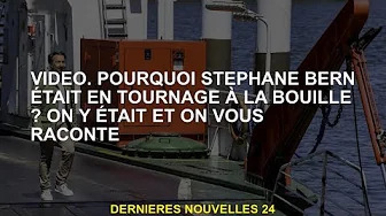 vidéo. Pourquoi Stéphane Bern a-t-il tourné dans La Bouille ? nous sommes là, nous vous disons