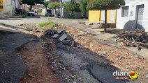 “Não passa nem bicicleta”, diz morador do bairro Capoeiras durante visita de Zé Buraco