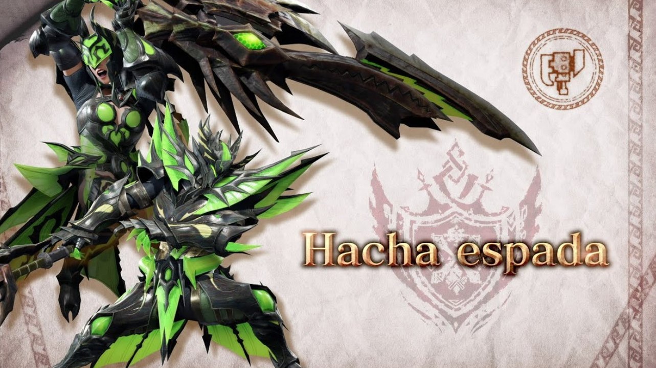 Monster Hunter Rise Sunbreak - Hacha espada