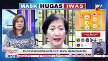 Rollout ng 2nd booster shot sa elderly at hcws, aprubado na ng DOH; Pinakamababang bilang ng mga bagong kaso ng COVID-19, naitala kahapon