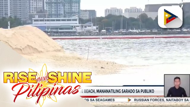 Manila Baywalk Dolomite beach, mananatiling sarado sa publiko