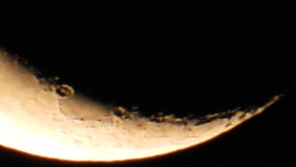 Alineacion de Planetas Venus, Saturno y la luna