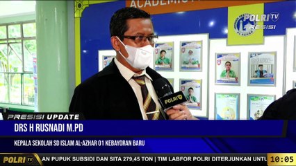 PRESISI Update 10.00 WIB Antisipasi SD Islam Al-Azhar 01 Kebayoran Baru Mencegah Hapatitis Akut Misterius