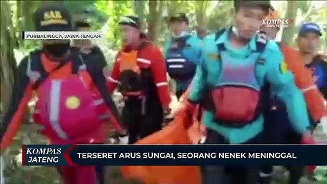 Terseret Arus Sungai, Seorang Nenek Meninggal