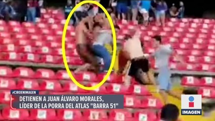 Detienen al líder de la porra del Atlas por lo sucedido en la Corregidora