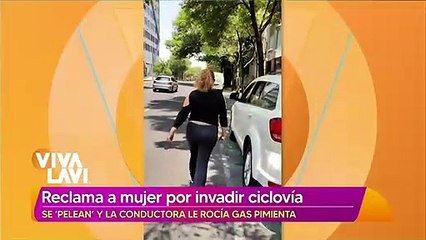 Mujer le rocía gas pimienta a otra por reclamarle de invadir la ciclovía