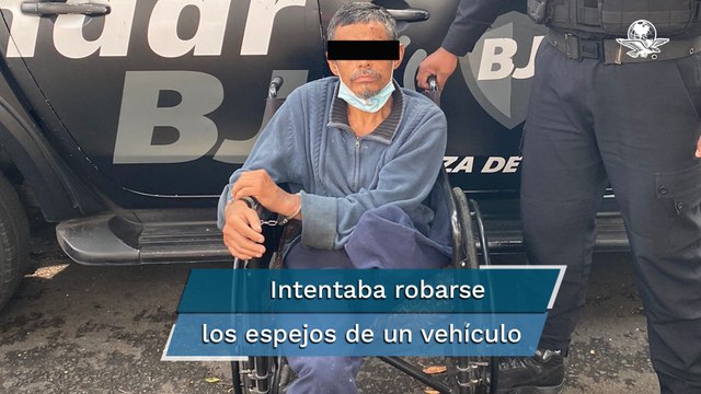 Cae por quinta vez El Ruedas Mágicas”, ladrón de autopartes en Benito Juárez