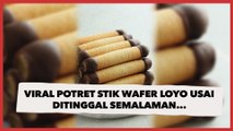 Viral Potret Stik Wafer Loyo Usai Ditinggal Semalaman, Warganet: Kehilangan Semangat Hidup