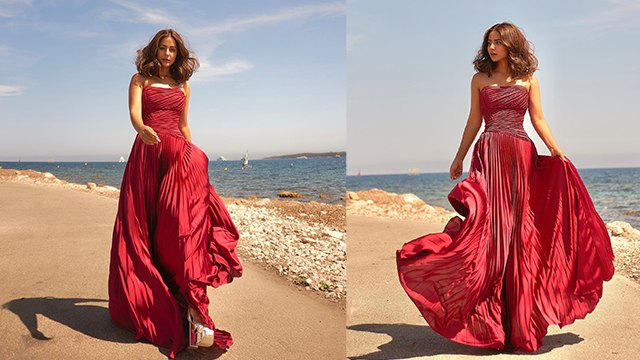 Cannes Film Festival 2022: Hina Khan का Red Carpet First Look Video, Red Gown में जलवा | Boldsky