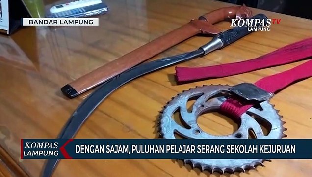 Bawa Sajam, Puluhan Pelajar Serang Sekolah Kejuruan