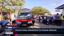 Cegah PMK, Disinfeksi di Pasar Hewan Terpadu  Kulon Progo