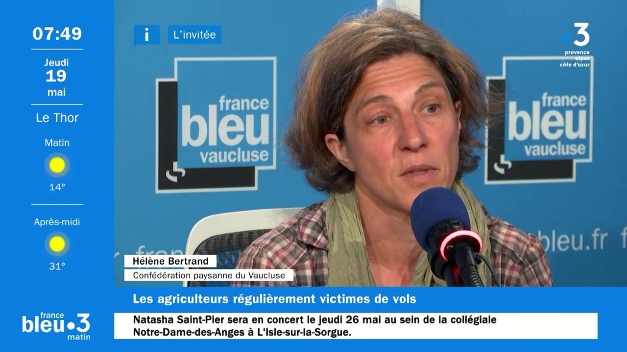 La sécheresse et les vols agricoles, avec Hélèn...