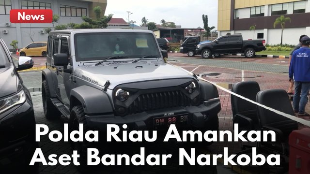 Aset Bernilai Miliaran Rupiah Milik Bandar Narkoba Diamankan Polda Riau !!