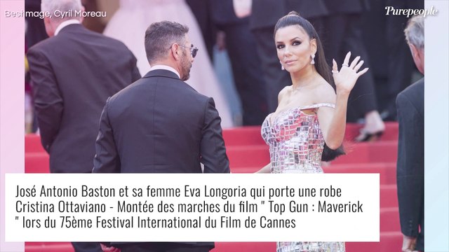 Eva Longoria : Son mari Jose Antonio Baston lui vient en aide sans lui voler la vedette à Cannes