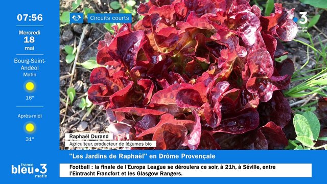 A Chantemerle-lès-Grignan, Les Jardins de Raphaël, producteur de légumes Bio gouteux, à haute valeur nutritive