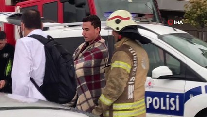 İstanbul’da korku dolu anlar kamerada: Otomobil 50 metreden aşağıya uçtu