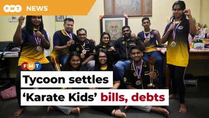 Vincent Tan comes to rescue of Karate Kids