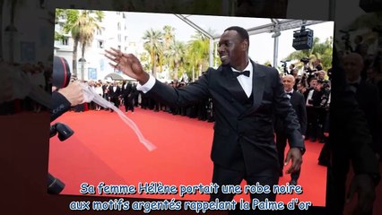 Festival de Cannes 2022 - l'arrivée glamour d'Omar Sy et sa femme Hélène sur le tapis rouge