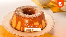 Bolo de arroz cru — Receitas TudoGostoso