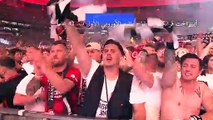 مشجعو فرانكفورت يحتفلون بتحقيق لقب الدوري الأوروبي