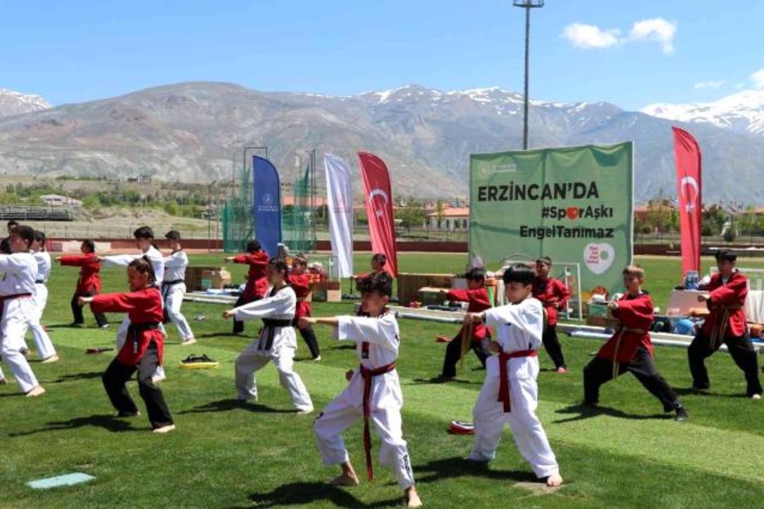 Erzincan'da "spor aşkı engel tanımaz"