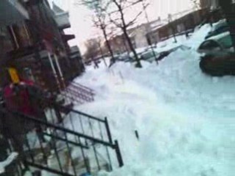 Montréal sous la neige