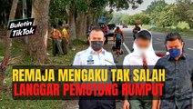 Remaja mengaku tak salah langgar pemotong rumput