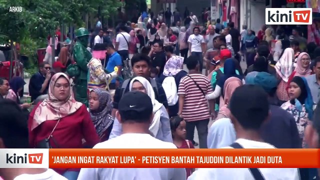 'Jangan ingat rakyat lupa' - Petisyen bantah Tajuddin dilantik jadi duta