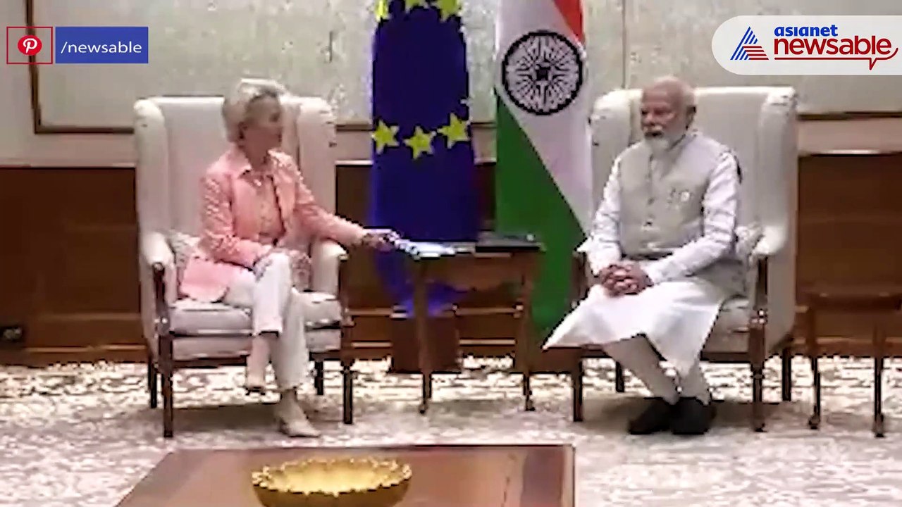 'A lot in common': EU president Ursula von der Leyen meets PM Modi