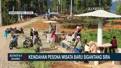 Tak Hanya Pemandangan Indah, Wisatawan Juga Bisa Nikmati Sunset dari Bukit Sigantang Sira!