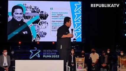 Erick Thohir Pastikan tidak Ada Titipan di Rekrutmen BUMN