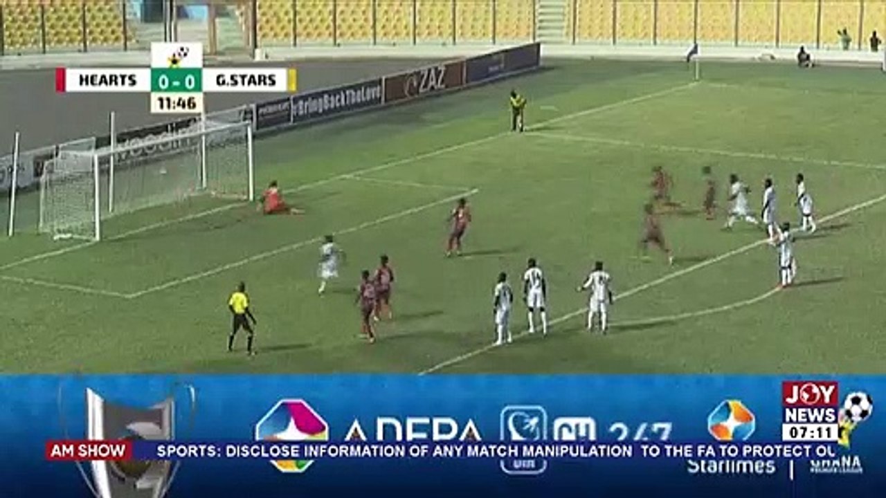 Hearts beat Gold Stars 1-0 to keep title chase alive - AM Sports on JoyNews (19-5-22)