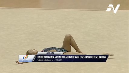 Aksi memukau Koi Sie Yan memukau  juri