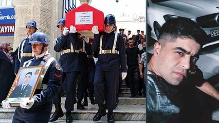 Kazada yaşamını yitiren Astsubay Çavuş Emre Ekinci, toprağa verildi