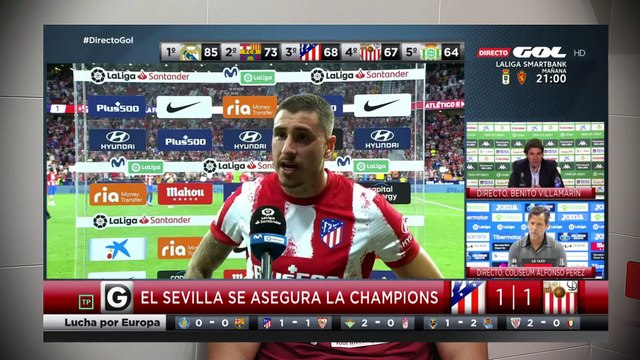 Rafa Mir, sobre las palabras de Giménez tras el Atlético-Sevilla