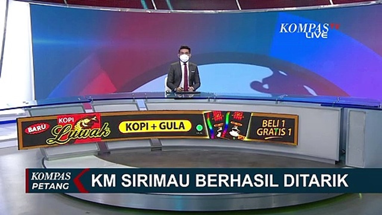 KM Sirimau Berhasil Ditarik, Selanjutnya Jalani Pengecekan Kondisi Kapal dan Pengisian Logistik