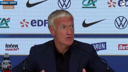 Didier Deschamps et l'absence d'Ousmane Dembélé