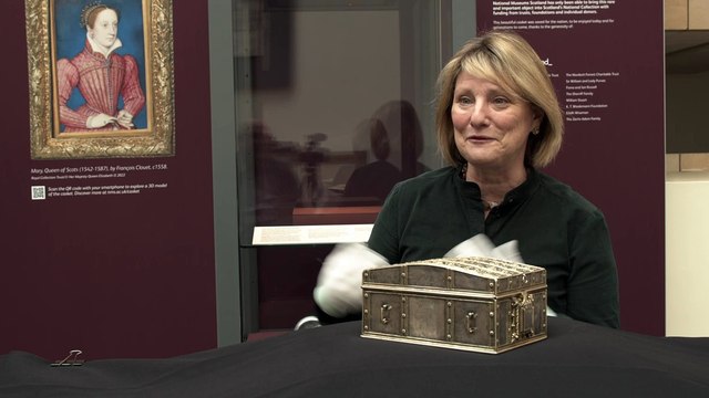 Silver casket, believed to have been owned by Mary, Queen of Scots, has been acquired for the nation