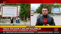 Tanju Özcan'ın ilanları kaldırıldı