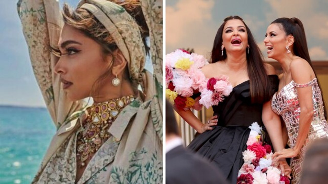 Bollywood fever at Cannes! Deepika Padukone recreates Ghoomar, Aishwarya Rai Bachchan-Eva Longoria turn BFFs