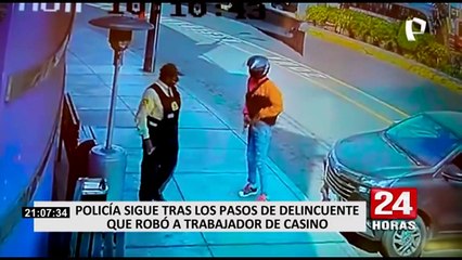 La Molina: Placa de la moto utilizada para robo de arma a vigilante sería clonada