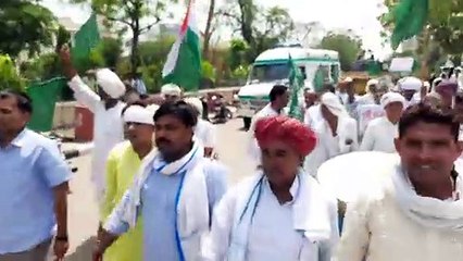 इस बड़ी मांग को लेकर किसानों ने राजभवन का किया घेराव