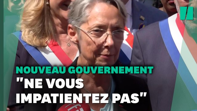 On ne traîne pas , Borne appelle à la patience avant le remaniement