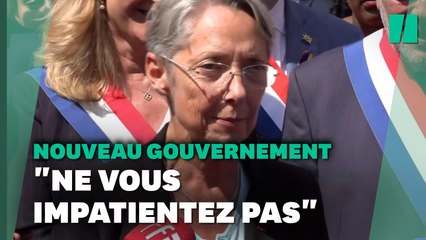 "On ne traîne pas", Borne appelle à la patience avant le remaniement