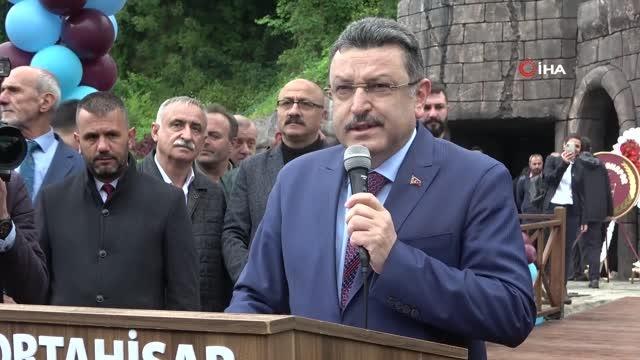 Dünyada tünel içerisinde inşa edilen ilk akvaryum Trabzon'da açıldı