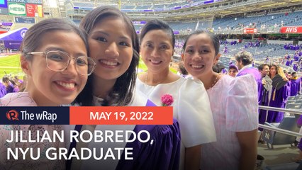 ‘Core memory’: Robredos beam with pride as Jillian graduates from NYU